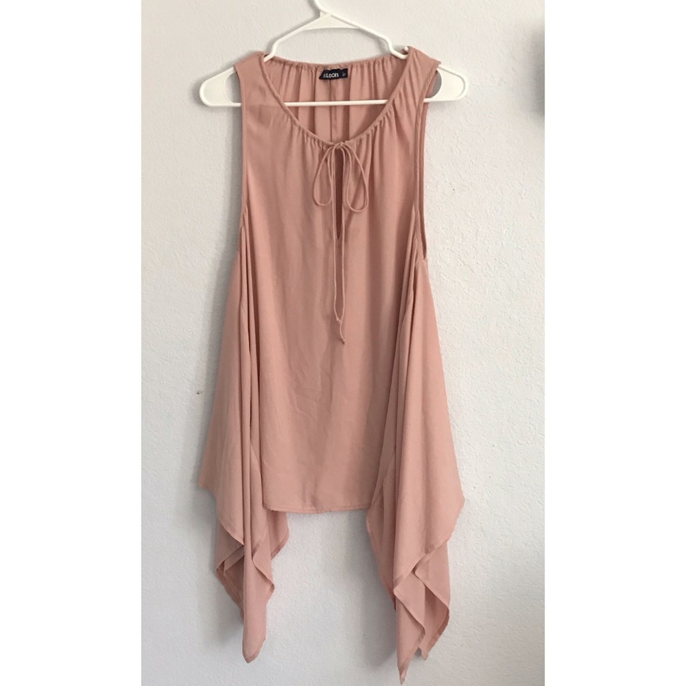 Tildon S pink flowy blouse